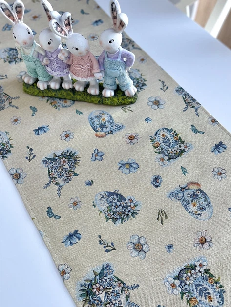 Дорожка Пасхальная гобеленовая EASTER, Прямоугольная, 37x100 - изображение 5