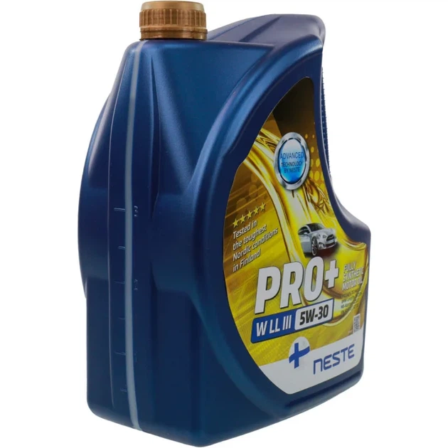 Оливи моторні Neste Pro+ W LL-III 5W-30 (4л.) - Фото 2 Оливи моторні Neste Pro+ W LL-III 5W-30 (4л.) - зображення 2