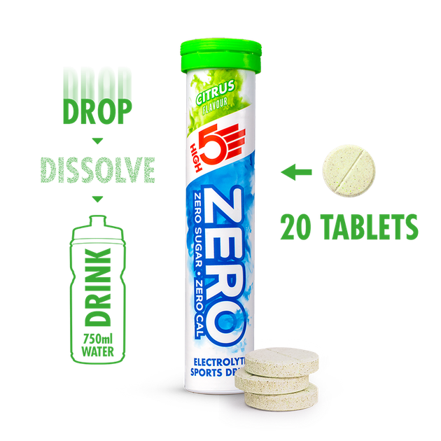 Изотоник High5 Zero Citrus 20 шипучих таблеток, Цитрус - изображение 4