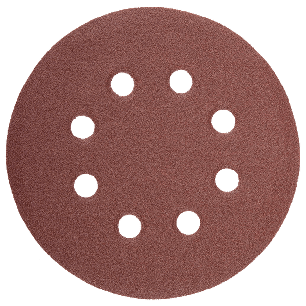Круг шлифовальный на липучке с отверстиями Novoabrasive Р40 225мм (5шт.) - Фото 2 Круг шлифовальный на липучке с отверстиями Novoabrasive Р40 225мм (5шт.) - изображение 2