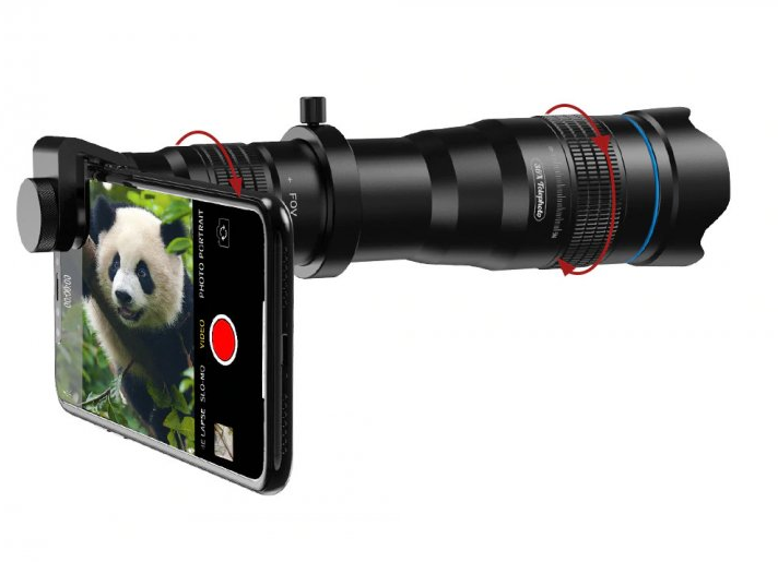 Потужний монокуляр об'єктив Monocular 36x D65 із кріпленням для телефону. Підзорна труба телескоп для спостереження - зображення 2
