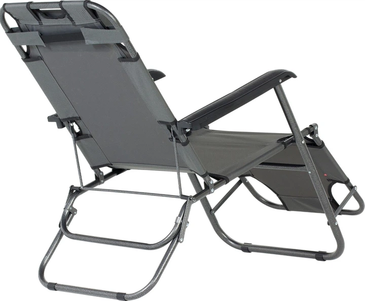 Leżak Meven Foldi Szary  - obraz 2