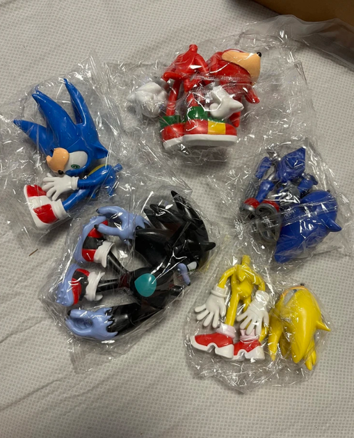 Набор игровых фигурок Sonic 5 штук, игрушечные фигурки Соник большие подвижные - Фото 5 Набор игровых фигурок Sonic 5 штук, игрушечные фигурки Соник большие подвижные - изображение 5