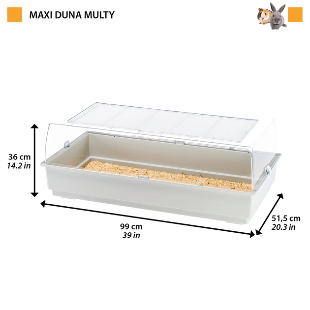 Клітка Ferplast Maxi Duna Multy для хом'яків, морських свинок та кроликів - зображення 10
