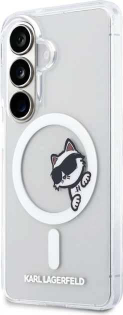 Чохол Karl Lagerfeld IML Peekaboo Choupette MagSafe для Samsung Galaxy S26 Transparent (KLHMS26S6HCPSCT) - зображення 2