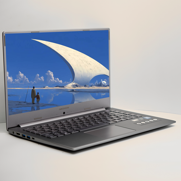 Ноутбук 15.6'' Medion (Lenovo Group) Akoya S6446 | Intel Core i3-8145U | IPS (1920x1080) FullHD | RAM DDR4 8 ГБ | SSD 256 ГБ | Intel UHD Graphics 620 | Металевий корпус | Ультрабук | Win10 (5008) - изображение 3