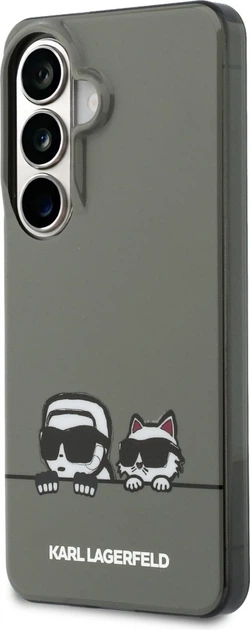 Чохол Karl Lagerfeld IML Peekaboo Karl&Choupette MagSafe для Samsung Galaxy S26 Black (KLHMS26S6HPKACK) - зображення 2