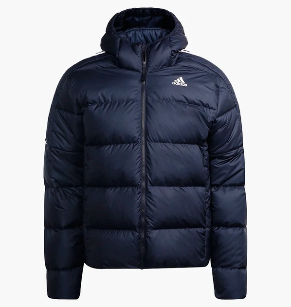 Пухова куртка Essentials Midweight Blue GT9133 синя S - Фото 1 Пухова куртка Essentials Midweight Blue GT9133 синя S - зображення 1