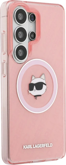 Чохол Karl Lagerfeld IML Repeated Choupette MagSafe для Samsung Galaxy S26 Ultra Pink (KLHMS26LHMKBCHOP) - зображення 4
