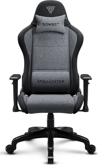 Тканинне крісло SENSE7 Spellcaster FUKU чорно-сірий - Фото 3 Тканинне крісло SENSE7 Spellcaster FUKU чорно-сірий - зображення 3