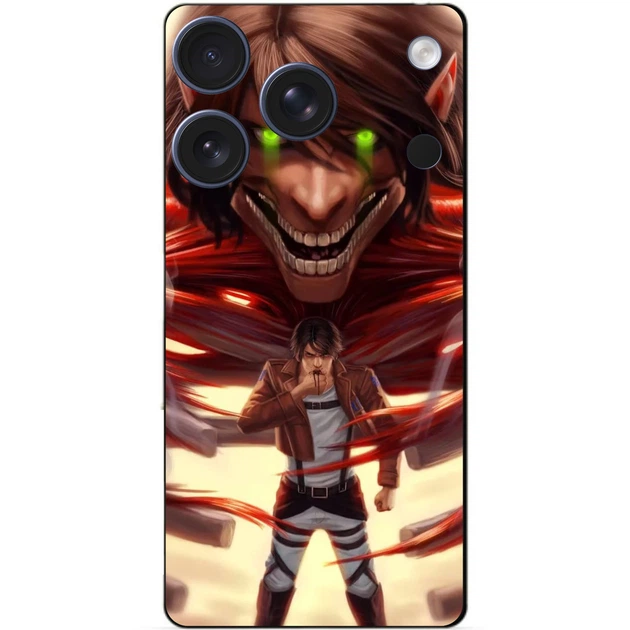 Чехол силиконовый бампер Candy для Iphone 17 Pro Max с рисунком Атака Титанов Attack on Titan - Фото 1 Чехол силиконовый бампер Candy для Iphone 17 Pro Max с рисунком Атака Титанов Attack on Titan - изображение 1