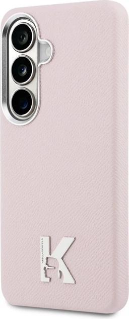 Чохол Karl Lagerfeld K Metal Logo MagSafe для Samsung Galaxy S26 Pink (KLHMS26S5PGFKHGP) - зображення 2