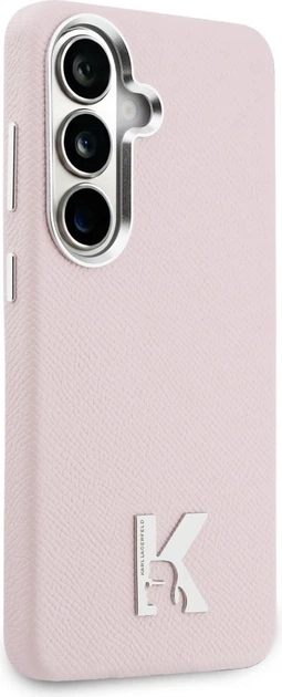 Чохол Karl Lagerfeld K Metal Logo MagSafe для Samsung Galaxy S26 Pink (KLHMS26S5PGFKHGP) - зображення 4