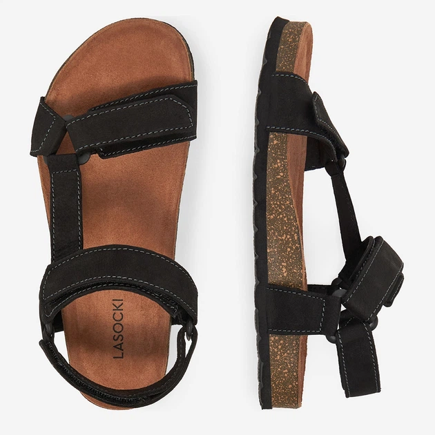 Подростковые кожаные сандалии для мальчика Lasocki Young AIR CI12-AIR-03 5904862294902 35 Черные (5904862294926) - изображение 5