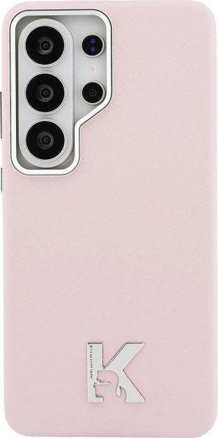 Чохол Karl Lagerfeld K Metal Logo MagSafe для Samsung Galaxy S26 Ultra Pink (KLHMS26L5PGFKHGP) - зображення 3