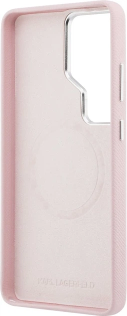 Чохол Karl Lagerfeld K Metal Logo MagSafe для Samsung Galaxy S26 Ultra Pink (KLHMS26L5PGFKHGP) - зображення 7