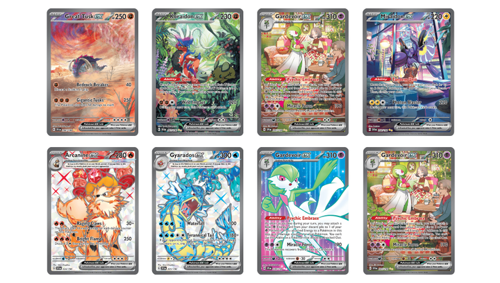 Набор Картки Коллекционные Игра Pokemon Mega Evolution 3шт + Коллекционные Игра Scarlet & Violet - Base Set 3шт - изображение 4