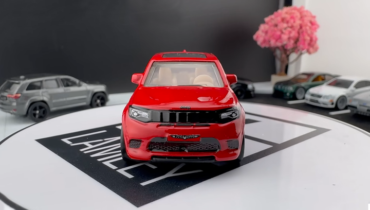 Машинка Premium Hot Wheels 2019 Jeep Grand Cherokee Trackhawk Power Trip 1:64 JKF28 Red - изображение 5