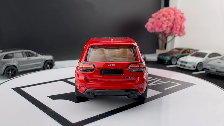 Машинка Premium Hot Wheels 2019 Jeep Grand Cherokee Trackhawk Power Trip 1:64 JKF28 Red - изображение 6