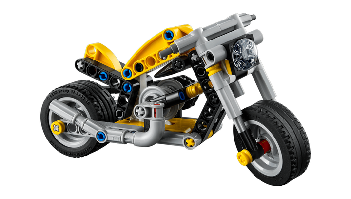 Конструктор Lego Жовтий Мотоцикл Technic 42225 - Фото 3 Конструктор Lego Жовтий Мотоцикл Technic 42225 - зображення 3
