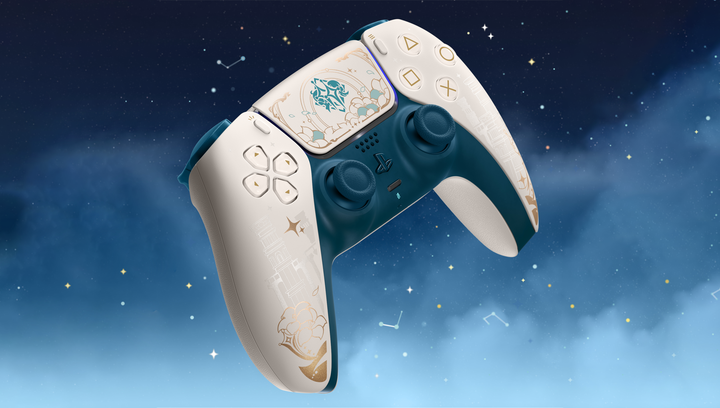 Геймпад Бездротовий Sony PlayStation 5 DualSense Genshin Impact Limited Edition White - зображення 6