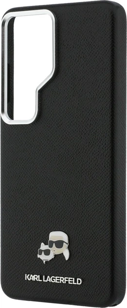 Чохол Karl Lagerfeld Saffiano KC Metal Logo MagSafe для Samsung Galaxy S26 Ultra Black (KLHMS26L6PFKCLK) - зображення 6
