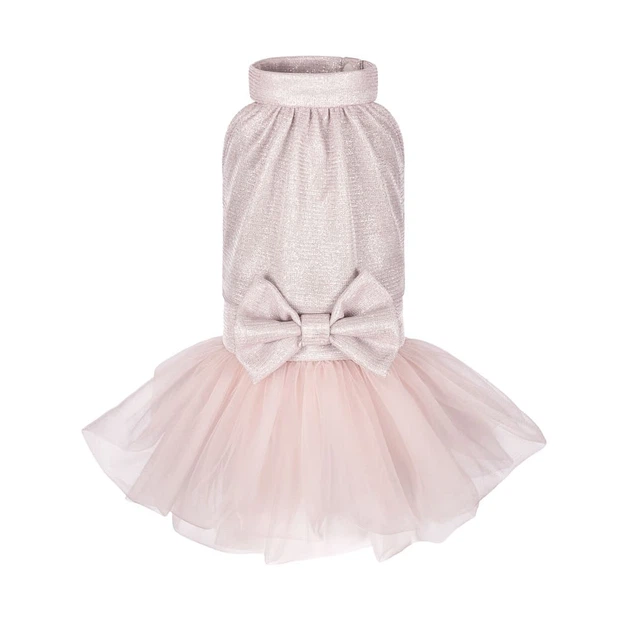 Платье для собак Pet Fashion Frances бежевое праздничное размер S (MLZ11829) - Фото 1 Платье для собак Pet Fashion Frances бежевое праздничное размер S (MLZ11829) - изображение 1