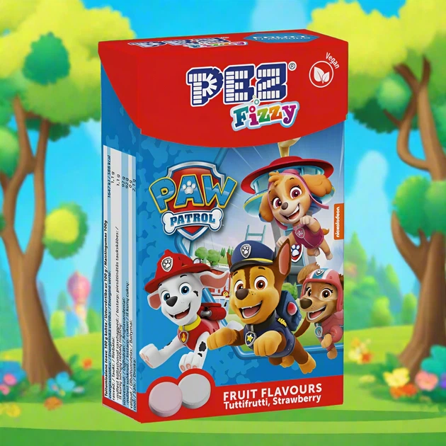 Шипящие конфеты Pez Fizzy Paw Patrol Щенячий Патруль 30г - изображение 2