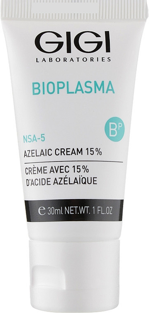 Крем з азелаїновою кислотою GIGI Bioplasma Azelaic Cream 30мл - Фото 1 Крем з азелаїновою кислотою GIGI Bioplasma Azelaic Cream 30мл - зображення 1