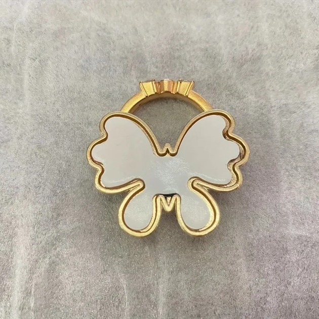 Попсокет тримач для телефона метелик із стразами кристали на палець PopSocket - зображення 2