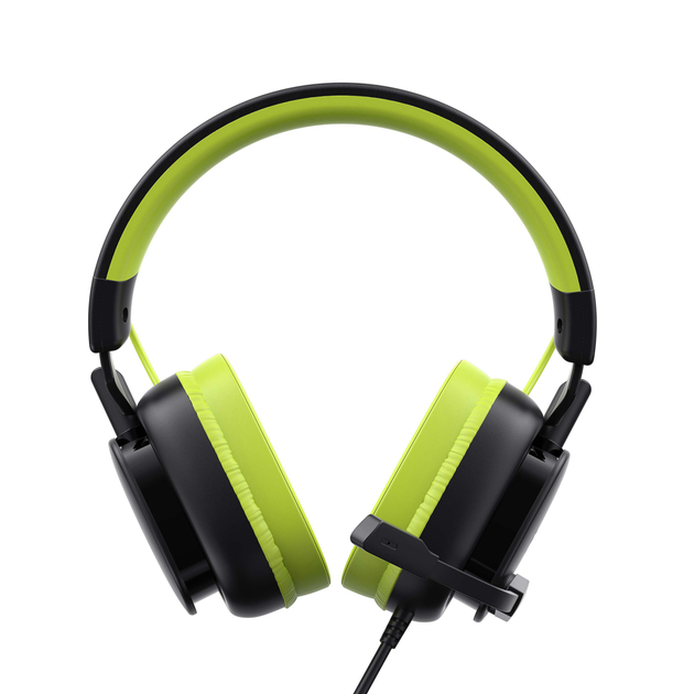Ігрові навушники з мікрофоном HAVIT H2048U Black+Green Plug USB 7.1 - зображення 3