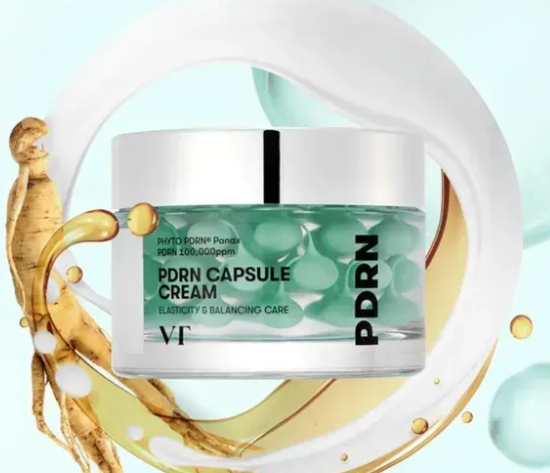 Відновлюючий капсульний крем з PDRN та пептидами VT Cosmetics PDRN Capsule Cream 100, 50 мл - зображення 2