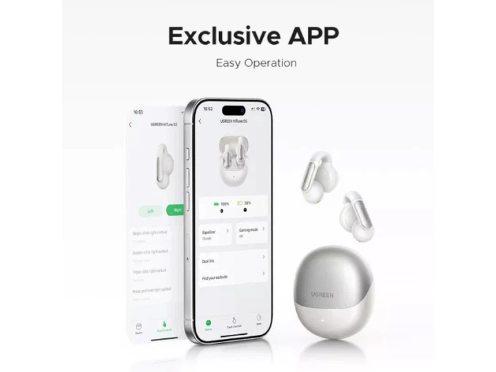 Навушники TWS UGREEN HiTune S5 WS210 White (45761) - изображение 3