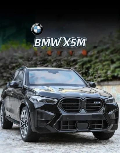 Колекционная литая металлическая модель автомобиля BMW X5 M Competition LCI черная 1:18 - Фото 2 Колекционная литая металлическая модель автомобиля BMW X5 M Competition LCI черная 1:18 - изображение 2