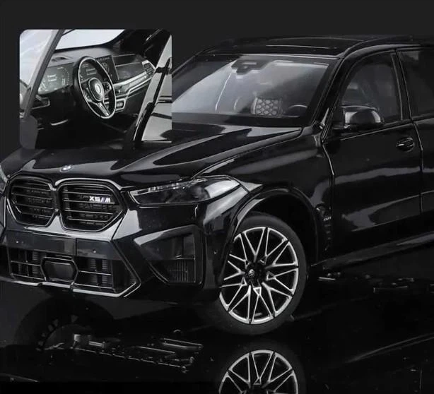 Колекционная литая металлическая модель автомобиля BMW X5 M Competition LCI черная 1:18 - Фото 5 Колекционная литая металлическая модель автомобиля BMW X5 M Competition LCI черная 1:18 - изображение 5
