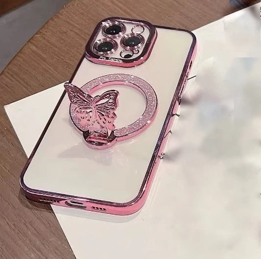 Держатель для телефона бабочка попсокет в виде розовой бабочки PopSocket - Фото 3 Держатель для телефона бабочка попсокет в виде розовой бабочки PopSocket - изображение 3