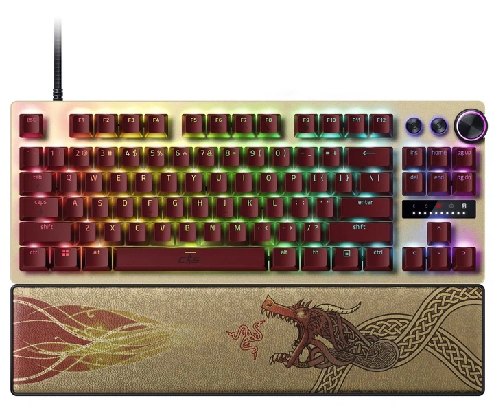 Клавиатура Razer Huntsman V3 Pro TKL RGB 84key Analog Optical Switches ENG Counter-Strike 2 Edition (RZ03-04982100-R3M1) - Фото 1 Клавиатура Razer Huntsman V3 Pro TKL RGB 84key Analog Optical Switches ENG Counter-Strike 2 Edition (RZ03-04982100-R3M1) - изображение 1