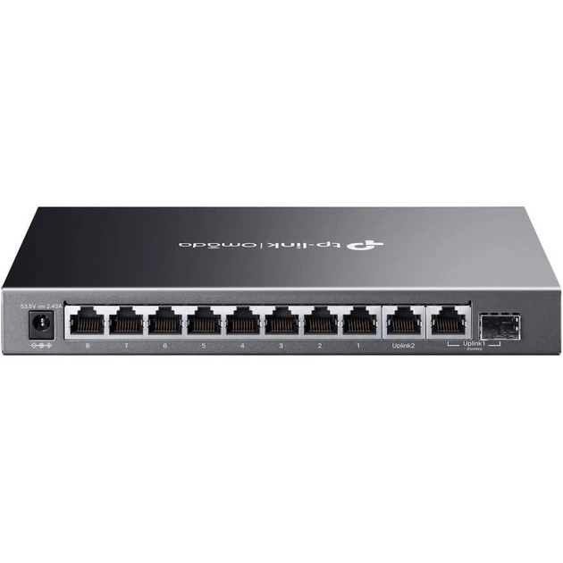 Коммутатор TP-Link 10-портовий гигабитний (ES210GMP) - Фото 3 Коммутатор TP-Link 10-портовий гигабитний (ES210GMP) - изображение 3