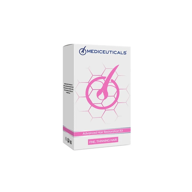Набір Mediceuticals Advanced Hair Restoration Fine Thinning для стимулювання росту волосся для жінок - Фото 2 Набір Mediceuticals Advanced Hair Restoration Fine Thinning для стимулювання росту волосся для жінок - изображение 2