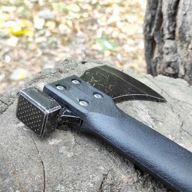 Туристична сокира з ножем та кресалом VHG S-5, Black - изображение 5