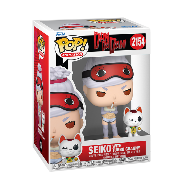 Фигурка Funko Pop Дандадан Сэйко Аясэ и Турбо Бабка Dandadan Seiko Ayase and Turbo Granny 10 см FP DDD SA 2154 - изображение 3