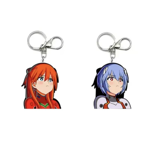 Брелок голографічний 3D Євангеліон Аска Ленглі та Рей Аянамі Evangelion Asuka Langley Rei Ayanami 5 см - Фото 1 Брелок голографічний 3D Євангеліон Аска Ленглі та Рей Аянамі Evangelion Asuka Langley Rei Ayanami 5 см - зображення 1