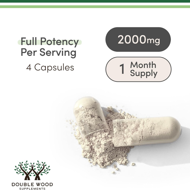 Double Wood supplements Magtein Magnesium L-threonate 2000 мг 120 капсул L-треонат магния для работы мозга и нервной системы - изображение 2