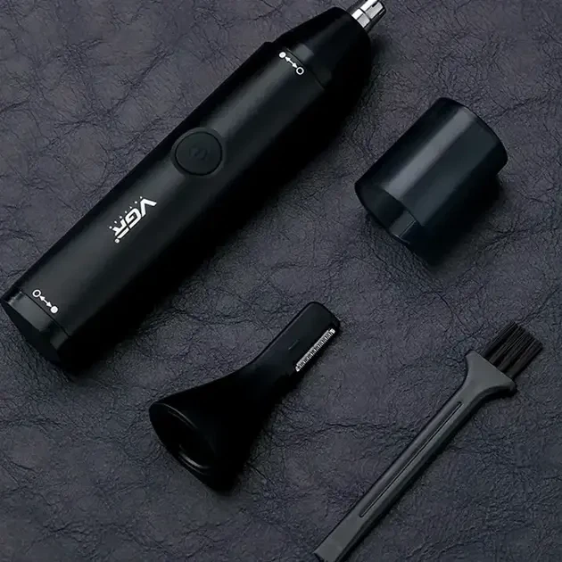 Триммер VGR V613 универсальный 2 в 1 для носа ушей и окантовка с USB зарядкой влагозащитой - изображение 5