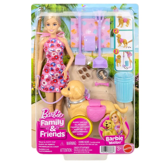 Лялька Barbie Прогулянка з песиком (JJB46) - зображення 7