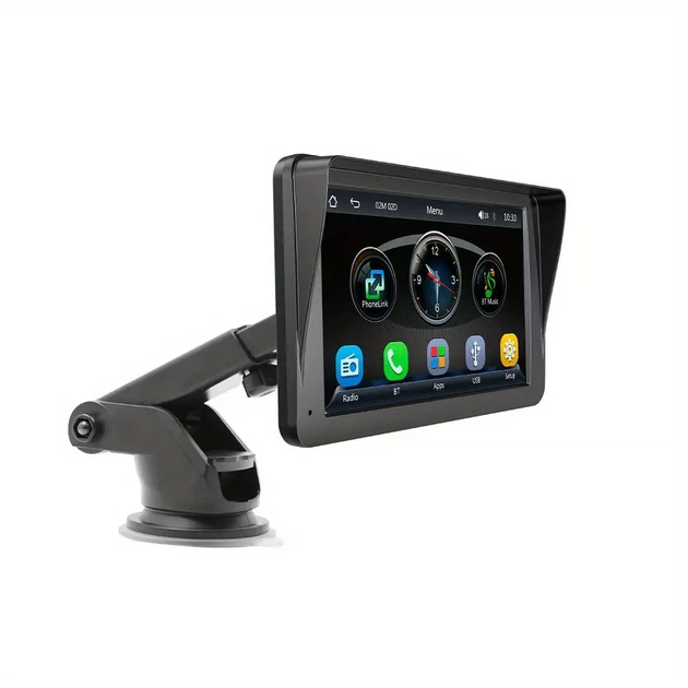 Универсальный сенсорный автомобильный монитор 7" CJ-PTC208 с CarPlay и Android Auto - изображение 2