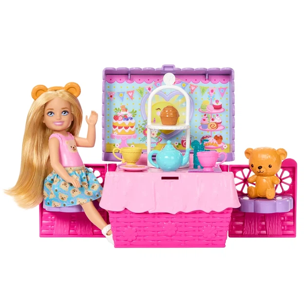 Лялька Barbie Челсі Чайна вечірка (JJB40) - Фото 3 Лялька Barbie Челсі Чайна вечірка (JJB40) - зображення 3