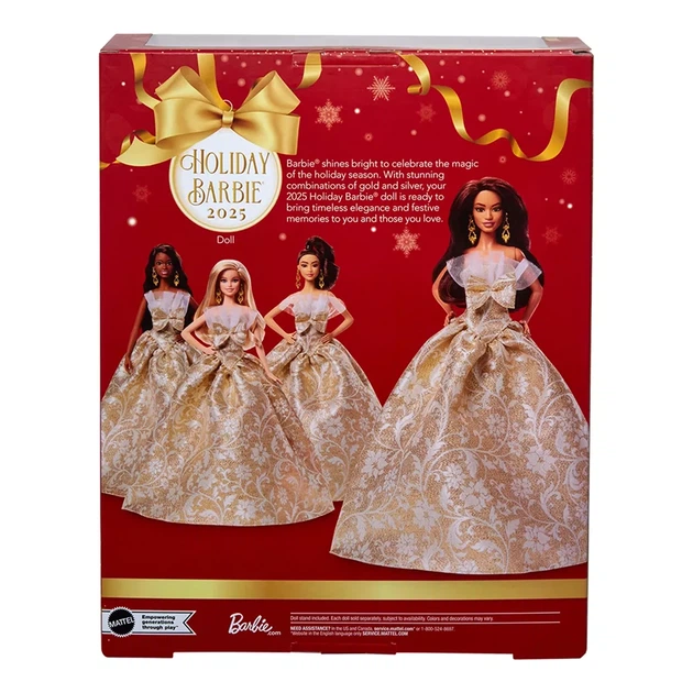 Лялька Barbie Святкова брюнетка (JBH97) - Фото 7 Лялька Barbie Святкова брюнетка (JBH97) - зображення 7