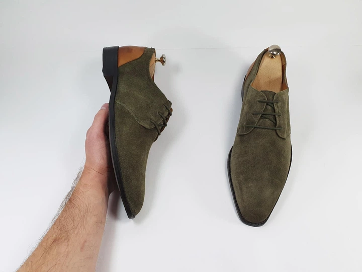 Чоловічі туфлі GORDON & BROS 42 27.5 см 8 UK зелені - Фото 2 Чоловічі туфлі GORDON & BROS 42 27.5 см 8 UK зелені - изображение 2