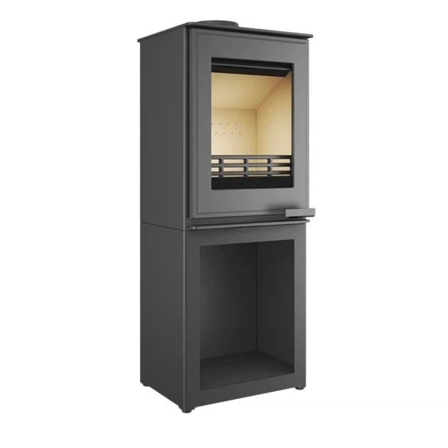 Стальная печь-камин на дровах KAWMET HARITA S15v L-Box 5.7 кВт - изображение 8